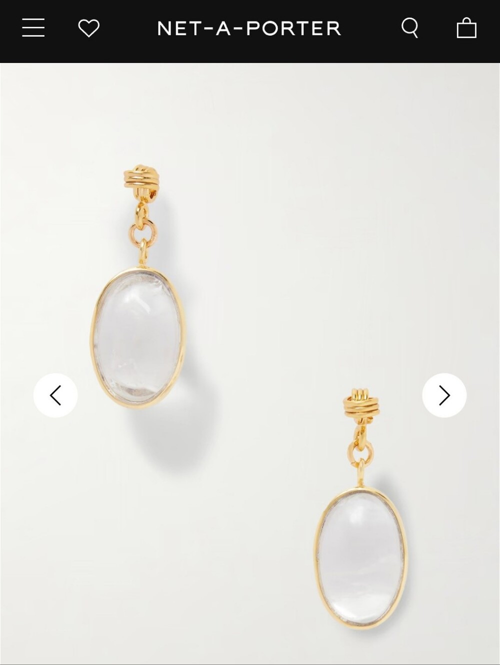 TOHUM Crystal Drop Earrings As Seen On Kendall Jenner